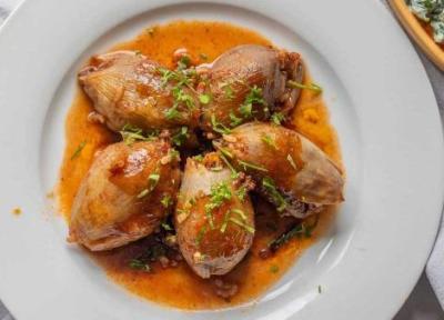 طرز تهیه دلمه پیاز یا پیاز شکم پر ترکی با تمام نکات طرز تهیه دلمه پیاز یا پیاز شکم پر ترکی با تمام نکات